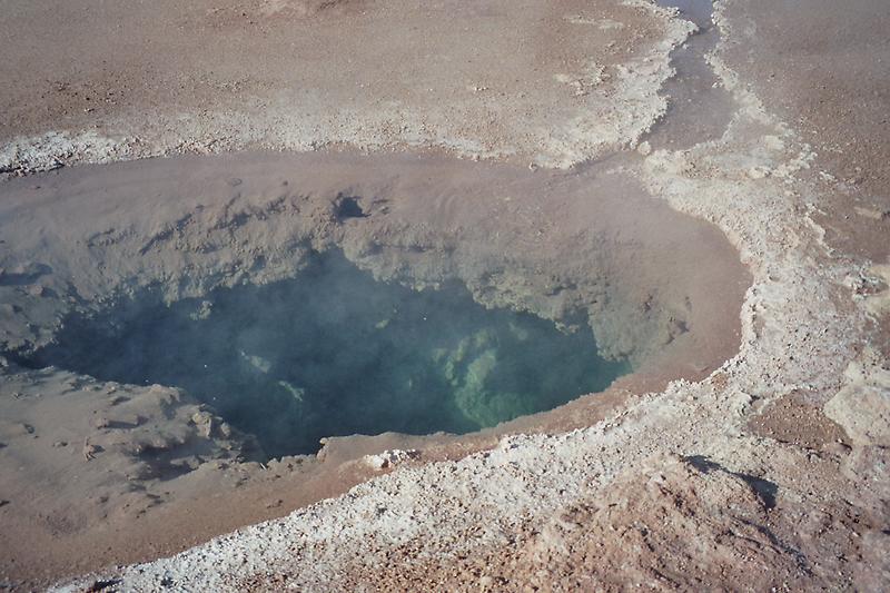 Colourful pools