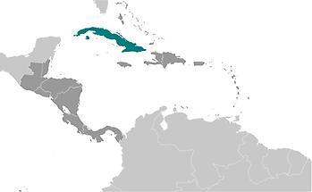 Cuba in Central America and Caribbean
