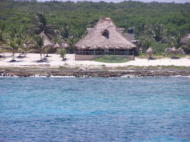 Beach resort at Costa Maya