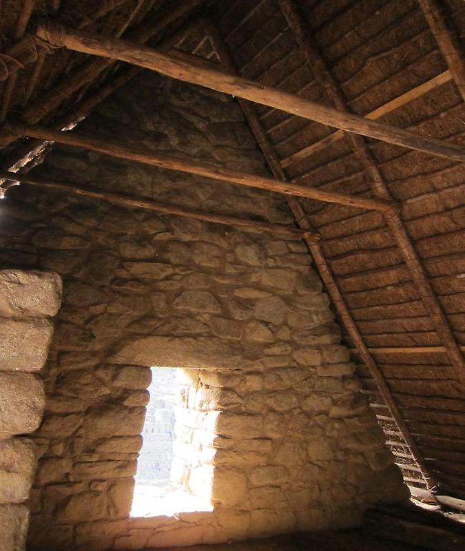 Inside a Machu Picchu house