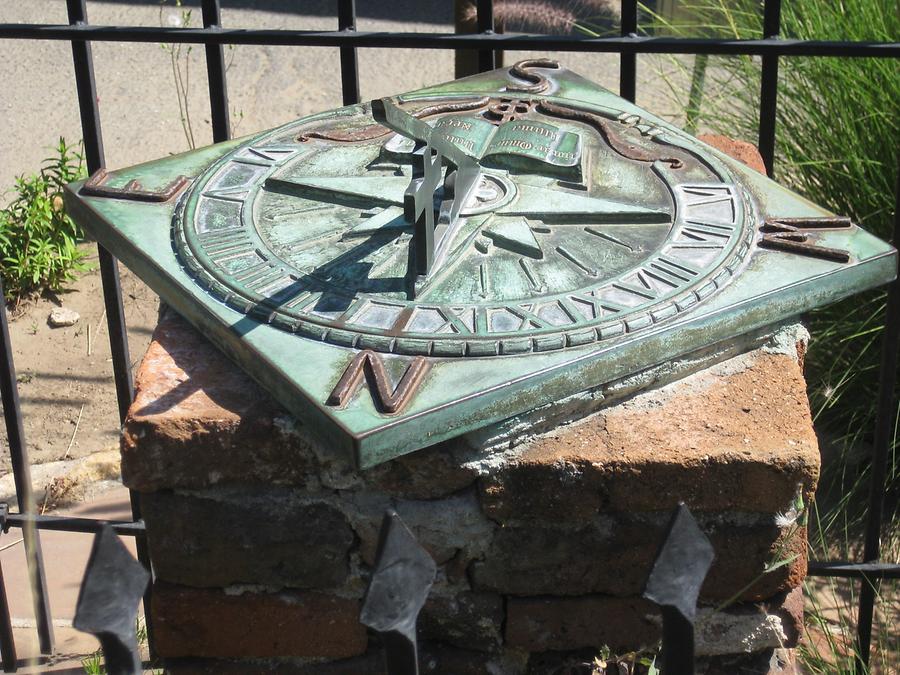 LA MA San Gabriel Mission San Gabriel Arcangel Sun Dial