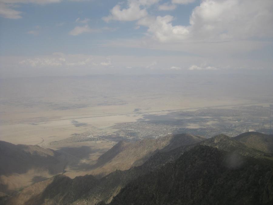 Palm Springs Blick vom Mt San Jacinto