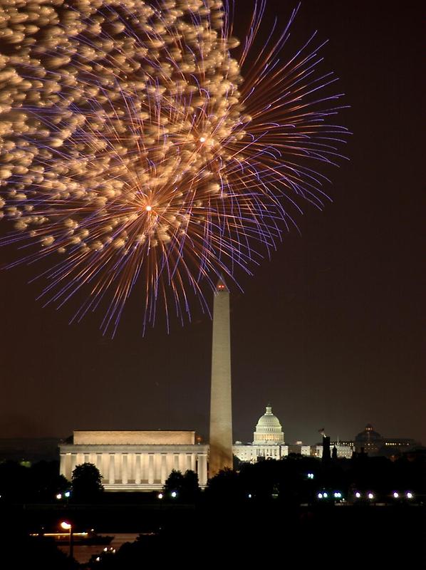 Fourth of July fireworks