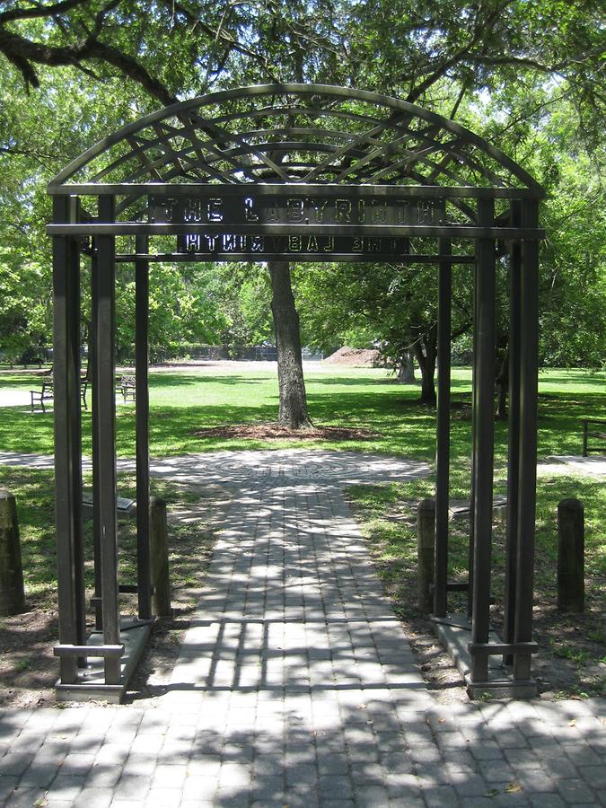 New Orleans Audubon Park Entrance Labyrinth