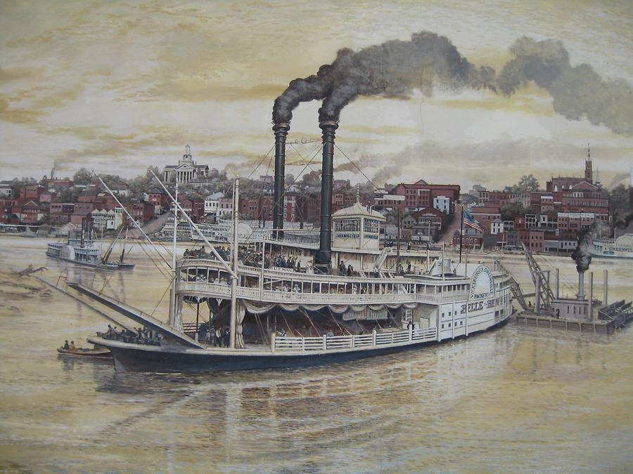 Vicksburg Riverfront Murals Waterfront 1907