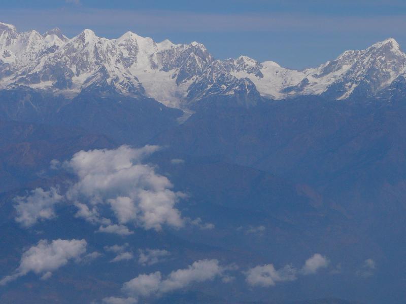 Flight to Paro