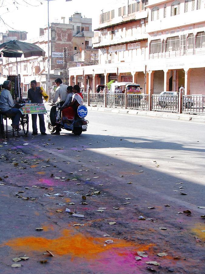 Jaipur after Holi Festival