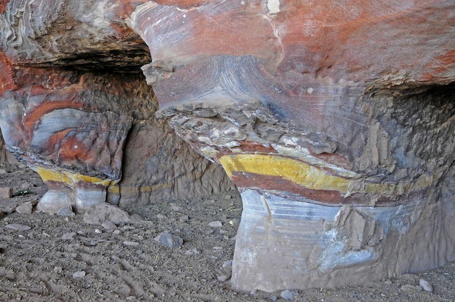 Rock art at Petra