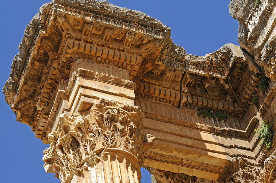 Column at the Temple of Bacchus