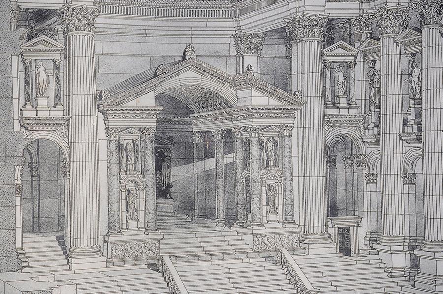 Reconstruction of the Temple of Bacchus