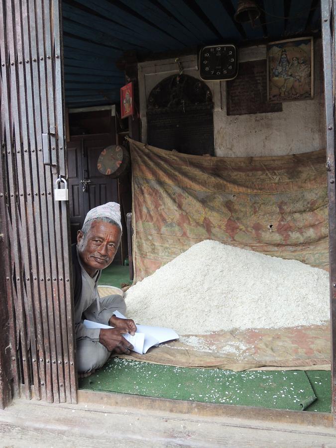 Rice for the Khokana village festival