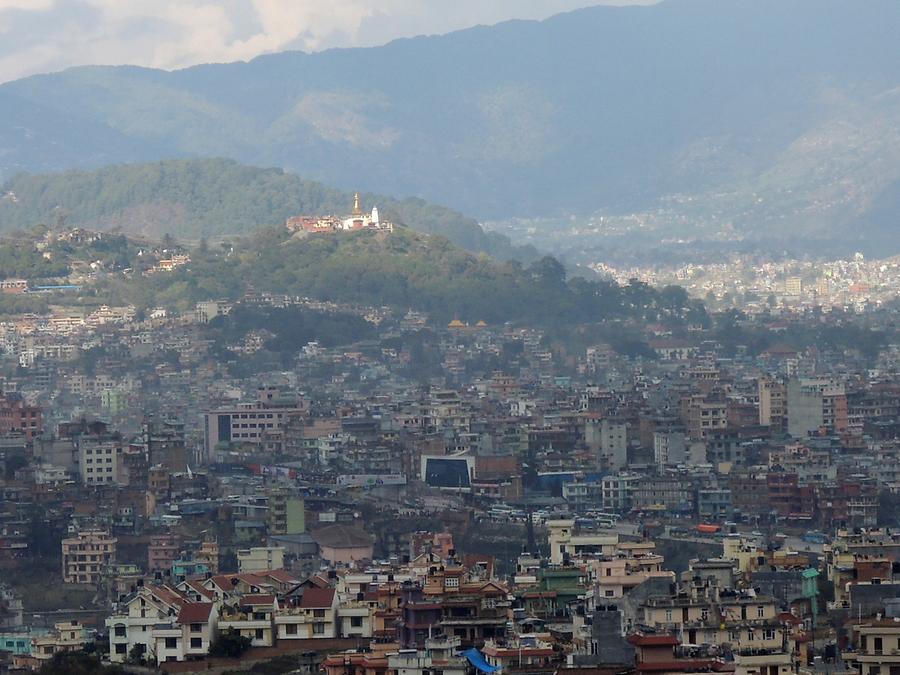 Kirtipur view to Kathmandu and Swayambunath