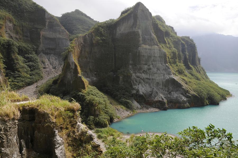 Crater lake of Mount Pinatubo