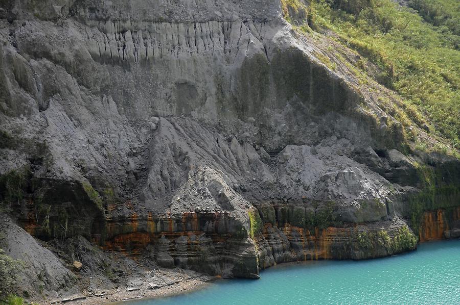 Crater lake of Mount Pinatubo