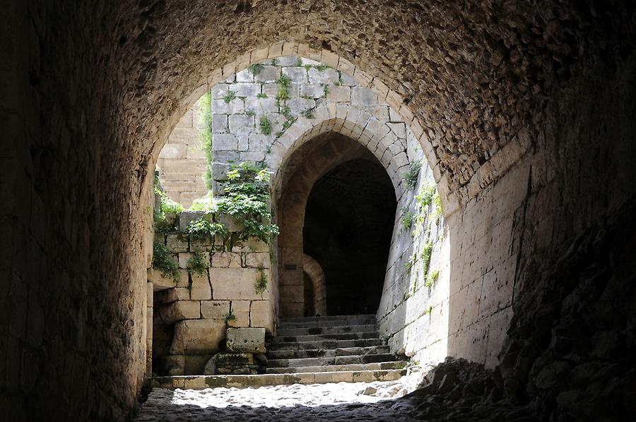 Entrance to the Krak des Chevaliers