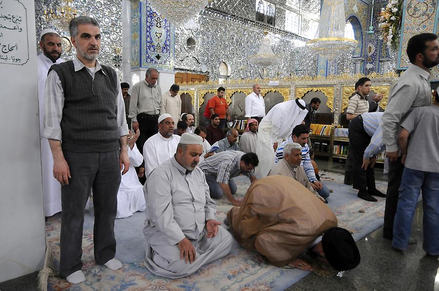 Inside the Sayyidah Zaynab Mosque