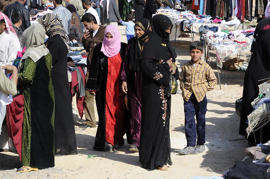 Bedouin textile market