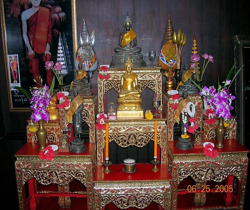 A Buddhist altar