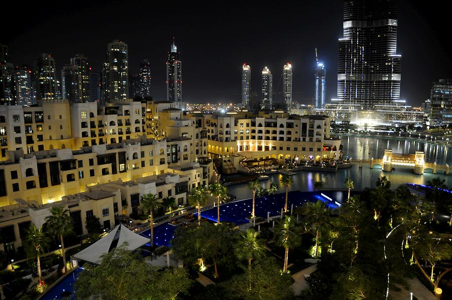 Downtown Dubai at Night