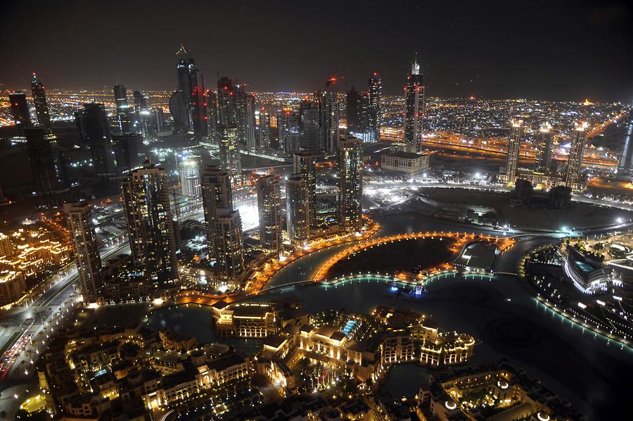 Downtown Dubai at Night