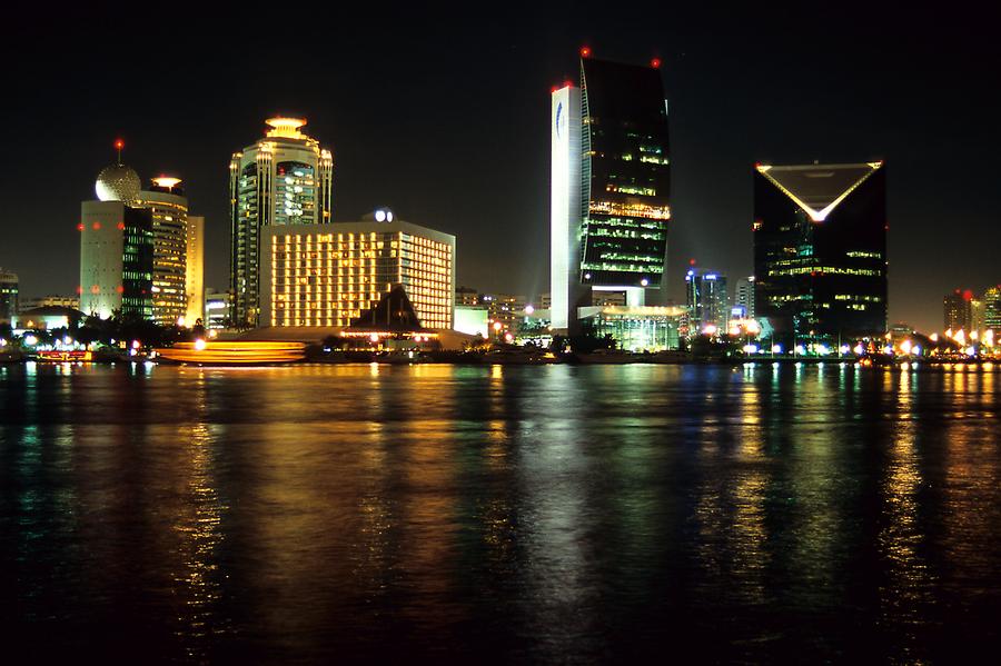 Dubai Creek at Night