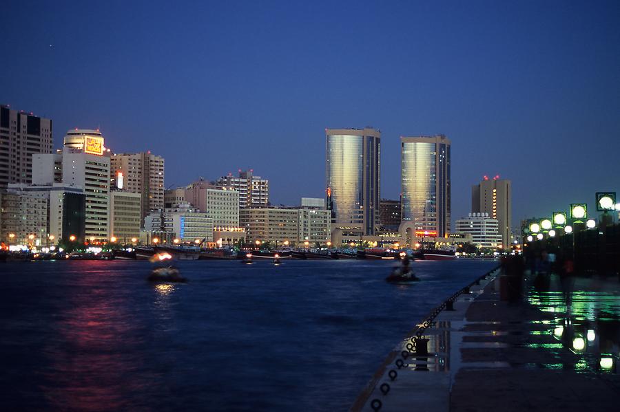 Twin Towers on the Bank of Dubai Creek