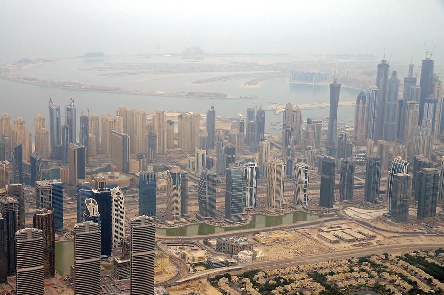 Palm Jumeirah Seen from Above