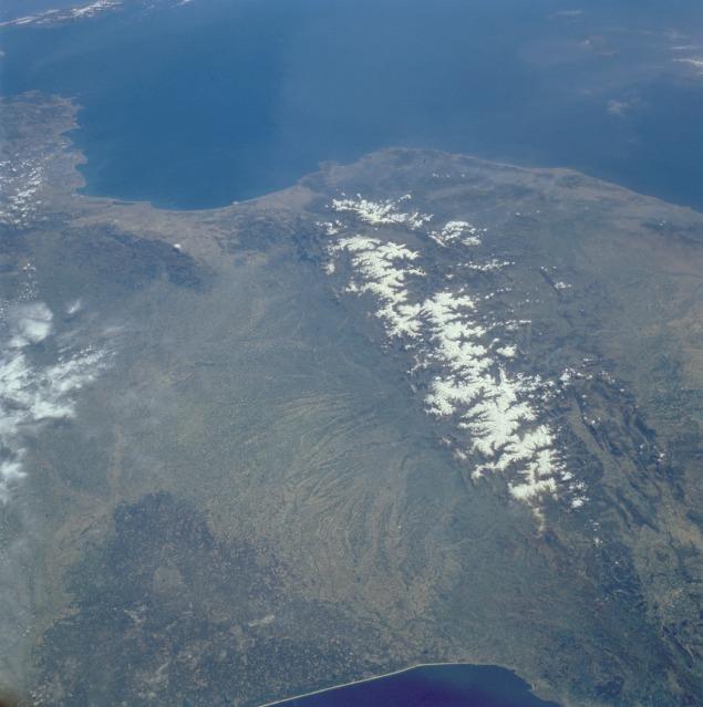 Pyrenees Mountains between France and Spain