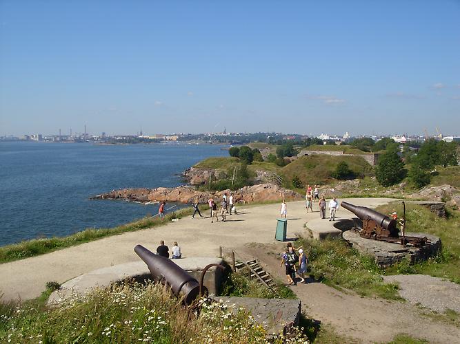 Helsinki viewed from Suomenlinna