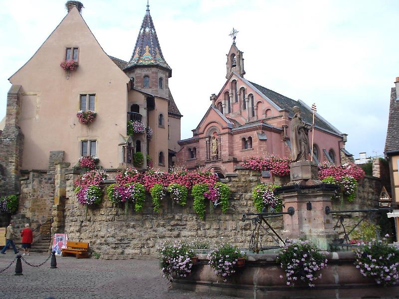 Main square in Equisheim