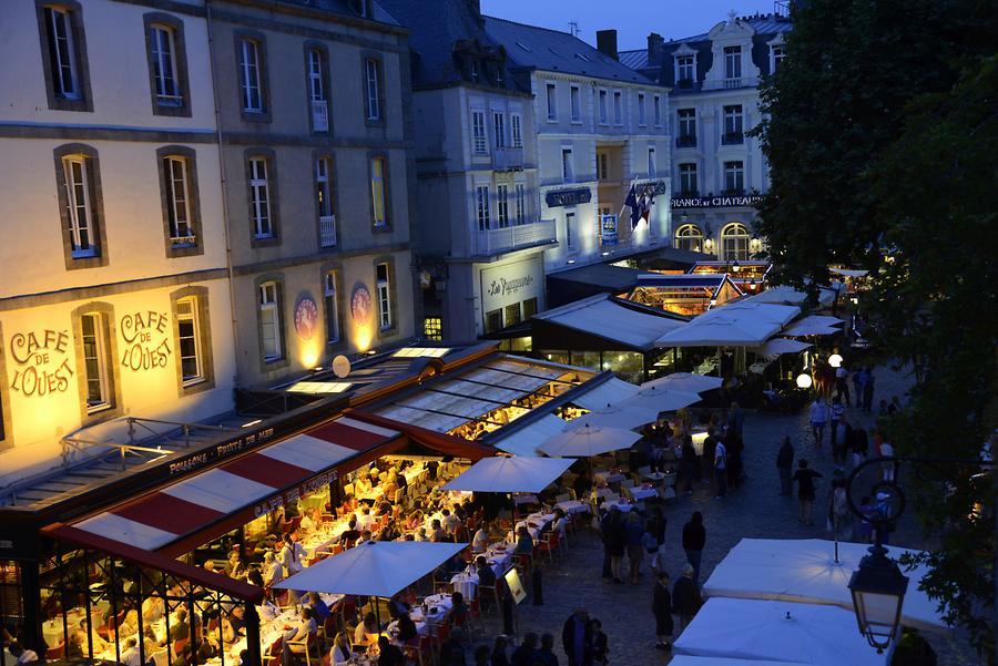 St Malo - Ville Close at Night