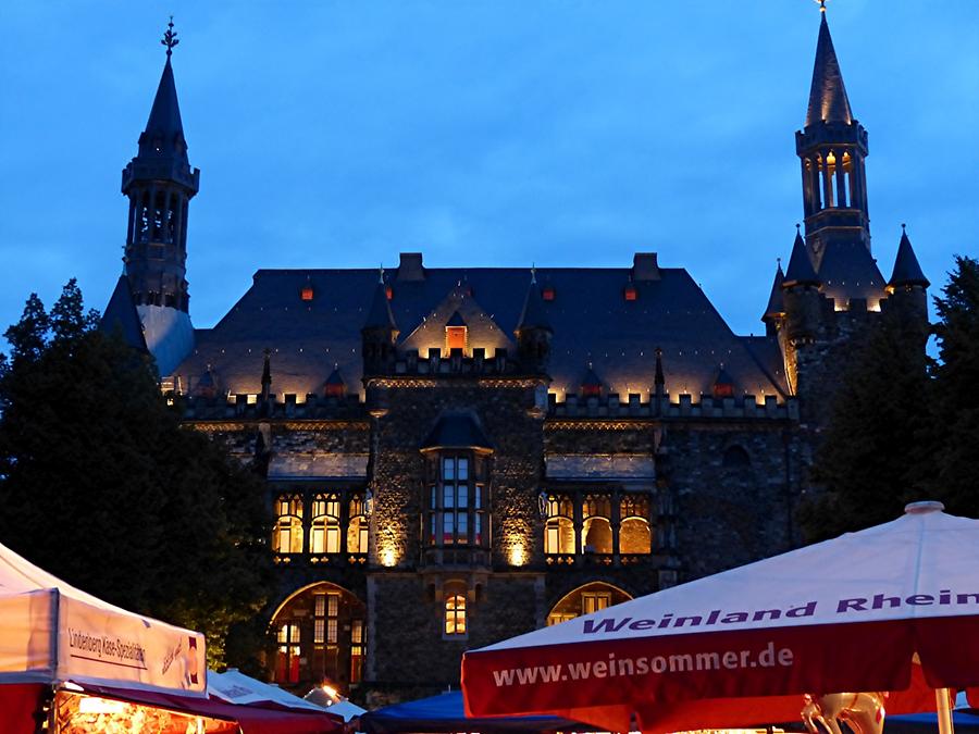 Aachen - Town Hall at Night