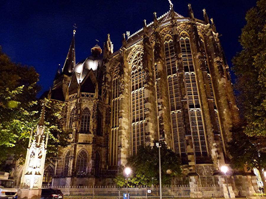 Aachen - Illuminated - Cathedral