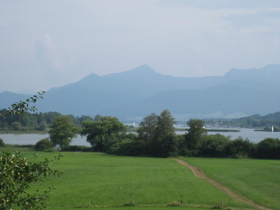 Chiemsee vom Seecafe Toni - Hochstätt-Rimsting