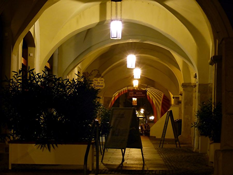 Görlitz - Lower Market; Schönhof, Renaissance Arcades