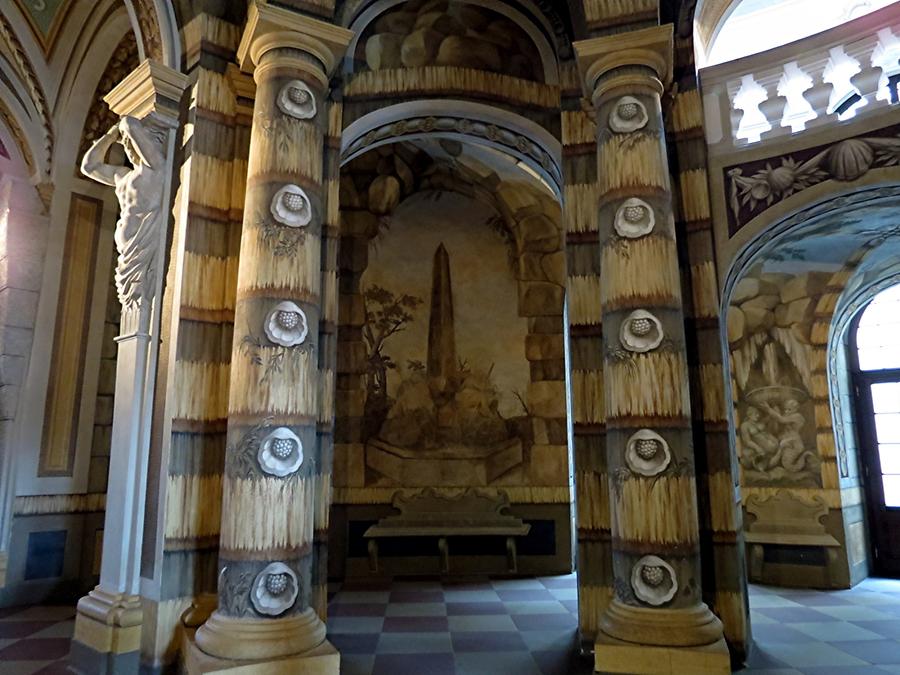 Bruchsal - Staircase with Ceiling Frescoes