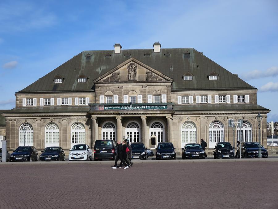 Dresden - Restaurant 'Italienisches Dörfchen' on Theaterplatz