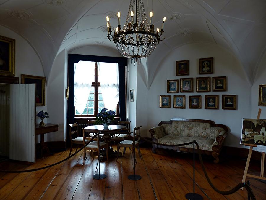 Glücksburg Castle - The Empress's Tower with the Portraits of the Princely Family