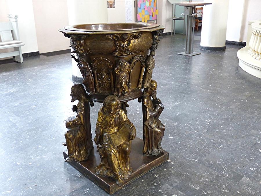 Husum - Saint Mary; Baptismal Font from 1643