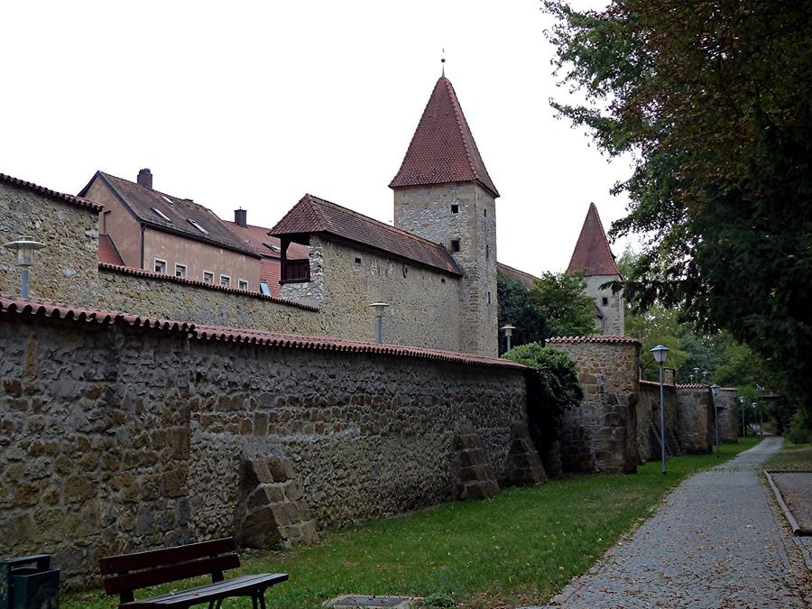 Amberg - City Walls Near the Vils Gate