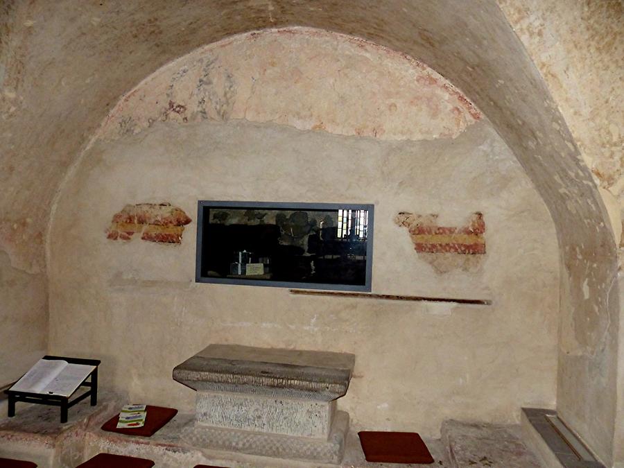 Fulda - Liobakirche; Reliquary Chamber with Reliquaries of the Saints Boniface, Sturm and Lioba