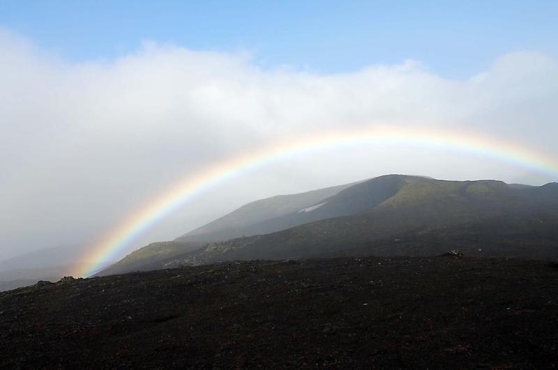 Peak of Hekla volcano