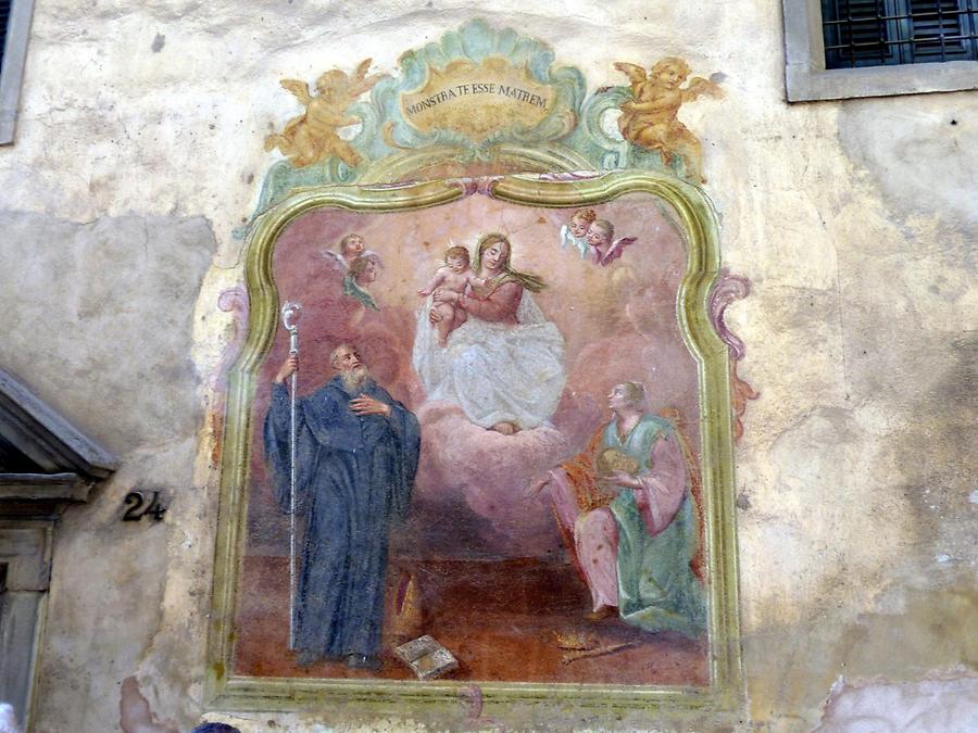 Bergamo - Painting with the Patron Saint and Martyr Alexander