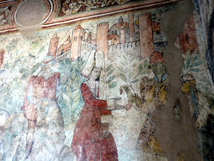 Malpaga Castle - Courtly Frescoe
