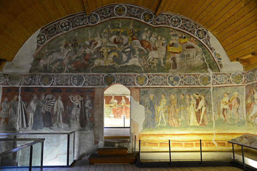 Runkelstein Castle, Frescoes