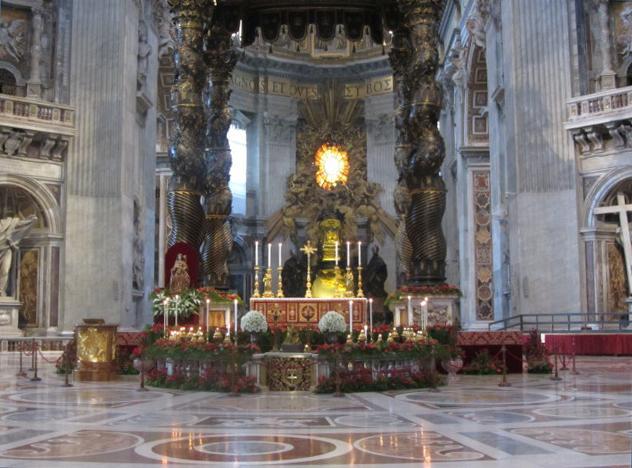 Main altar, Saint Peters Basilica (1)