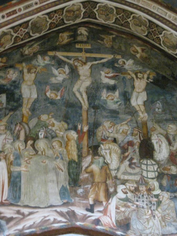 Subiaco - St. Benedict&#39;s Abbey, Fresco in the Upper Church