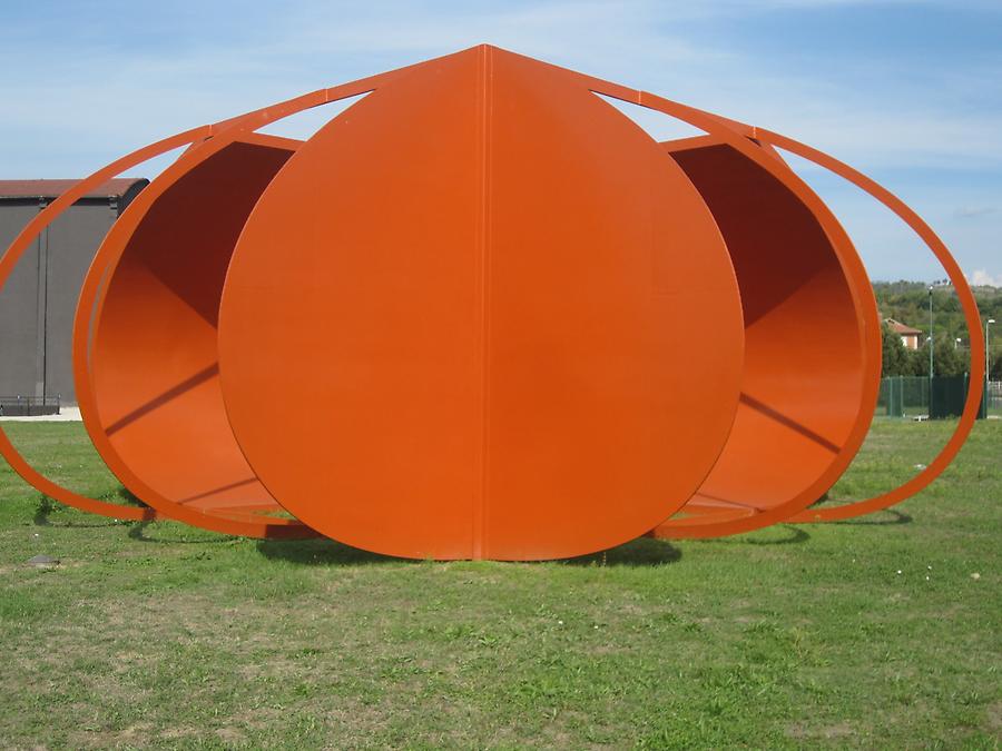 Citta di Castello - Former Tobacco Drying Plant, Sculpture of Alberto Burri