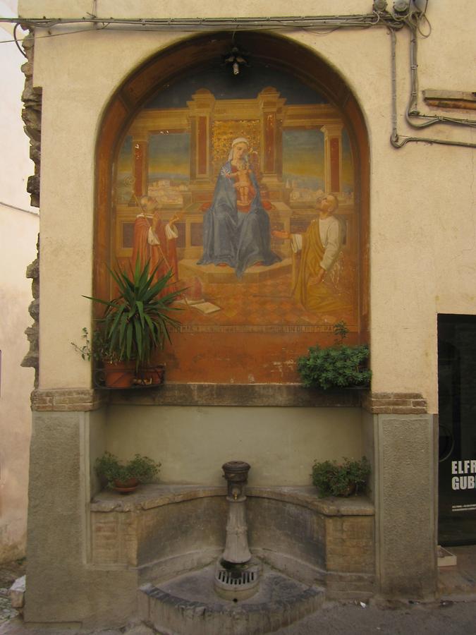 Wayside Mother of God in Spello