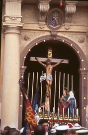 The stage with the crucifix